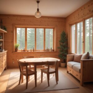 Мебель из массива сосны для интерьера