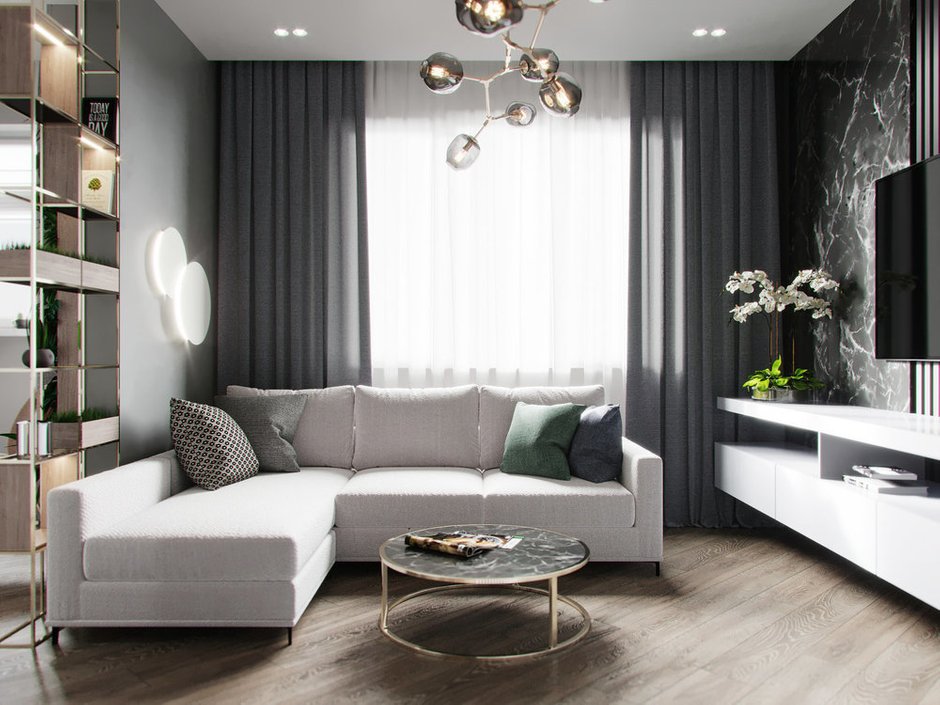 Фотография: Гостиная в стиле Современный, Советы, Отделка стен, Наталия Худая, Макс Касымов, энциклопедия_отделка, Максим Нода, S-Style, Татьяна Штыкова, Ольга Марченко, Дарья Авдеенко, Светлана Хабеева, Prosvirin Design – фото на INMYROOM