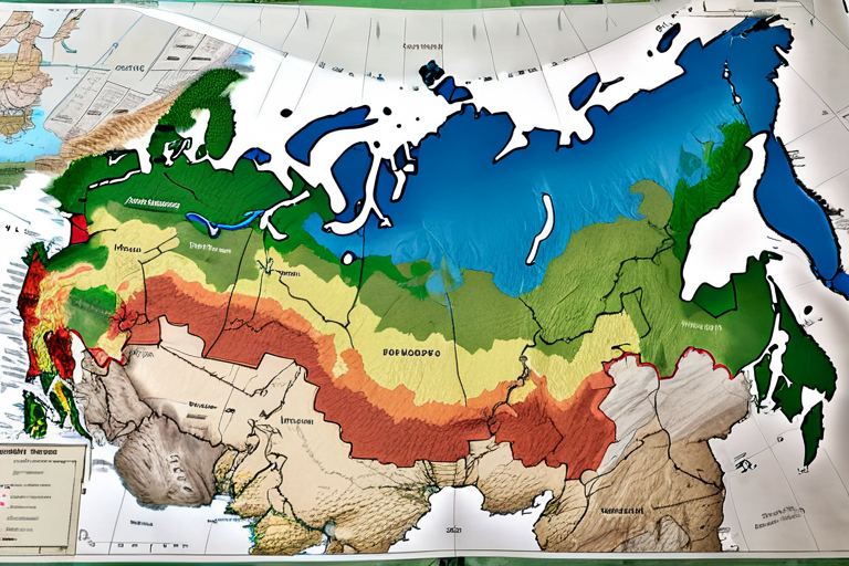 Карта климатических зон России и рулоны минваты